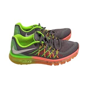 Nike Air Max 2015 Hyper Punch Lime Black Womens Running Shoes RARE